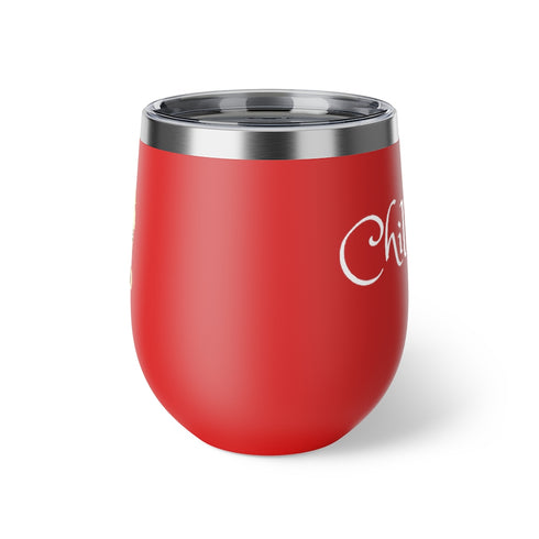 Choo Choo Logo Chillin @ Choo's Copper Vacuum Insulated Cup, 12oz