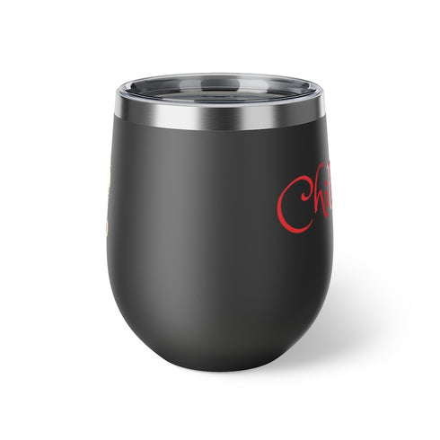 Choo Choo Logo Chillin @ Choo's Copper Vacuum Insulated Cup, 12oz