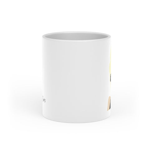 Choo Choo Logo Chillin @ Choo's Heart-Shaped Mug 11 oz