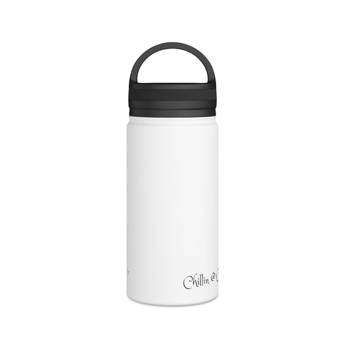 Choo Choo Logo Chillin @ Choo's Stainless Steel Water Bottle, Handle Lid