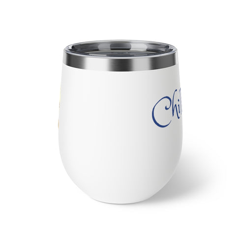 Choo Choo Logo Chillin @ Choo's Copper Vacuum Insulated Cup, 12oz
