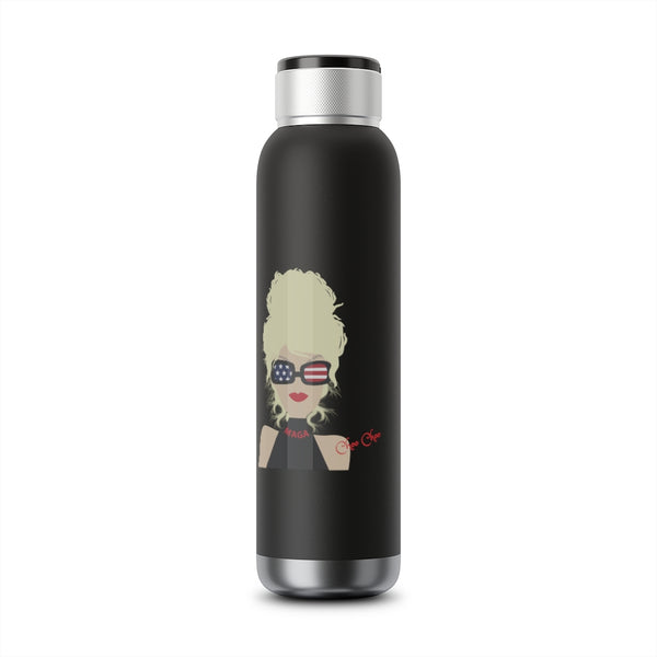 Choo Choo Logo Chillin @ Choo's Soundwave Copper Vacuum Audio Bottle 22oz
