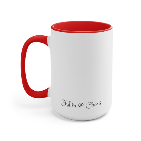 Choo Choo Logo Chillin @ Choo's Accent Mug 15 oz
