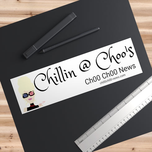 Chillin @ Choo's Choo Choo Logo CCN Bumper Stickers