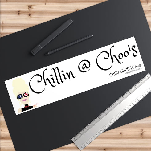 Chillin @ Choo's Choo Choo Logo CCN Bumper Stickers