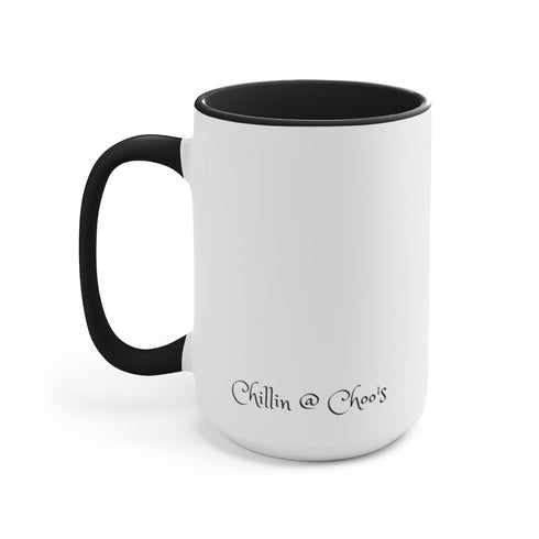 Choo Choo Logo Chillin @ Choo's Accent Mug 15 oz