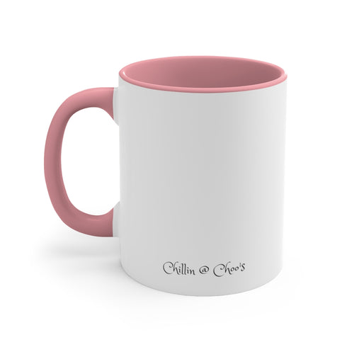 Choo Choo Logo Chillin @ Choo's Accent Coffee Mug, 11oz