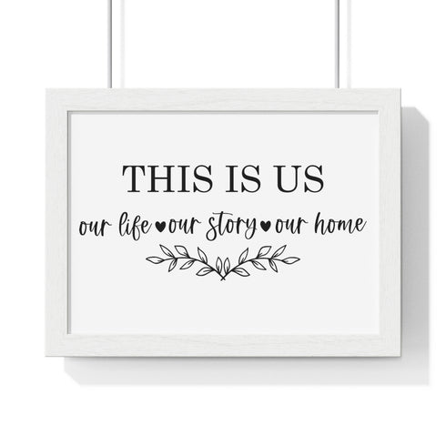 This Is Us Premium Framed Horizontal Poster