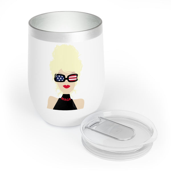 Choo Choo Logo Chillin @ Choo's Chill Wine Tumbler 12oz