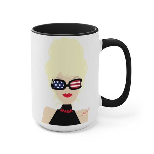 Choo Choo Logo Chillin @ Choo's Accent Mug 15 oz