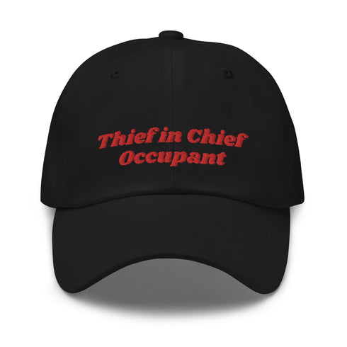 Thief in Chief Occupant Dad Hat Red Thread