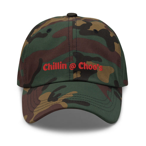Chillin @ Choo's Dad Hat Red Thread