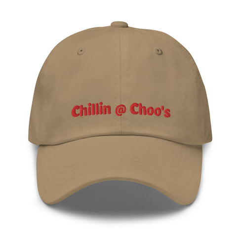 Chillin @ Choo's Dad Hat Red Thread