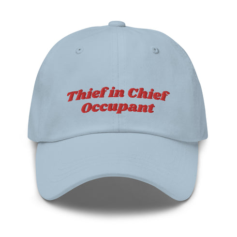 Thief in Chief Occupant Dad Hat Red Thread