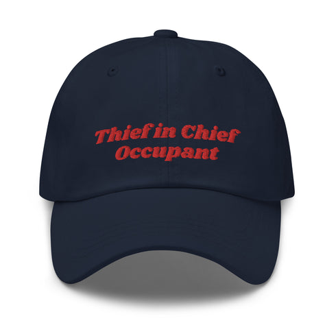 Thief in Chief Occupant Dad Hat Red Thread