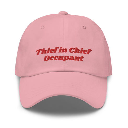 Thief in Chief Occupant Dad Hat Red Thread