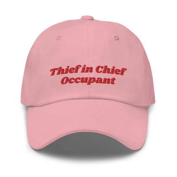 Thief in Chief Occupant Dad Hat Red Thread