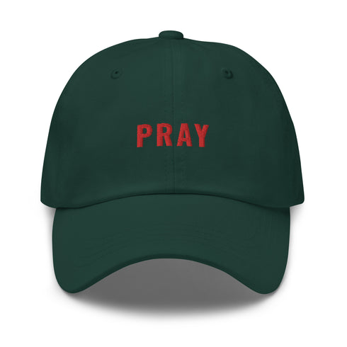 PRAY Dad Hat Red Thread