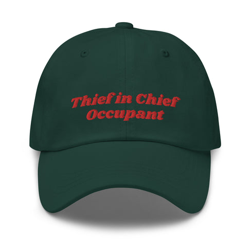 Thief in Chief Occupant Dad Hat Red Thread