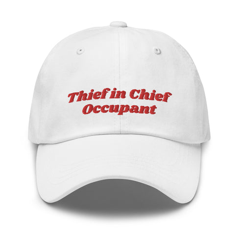Thief in Chief Occupant Dad Hat Red Thread