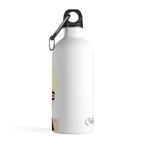 Choo Choo Logo Chillin @ Choo's Stainless Steel Water Bottle 14oz