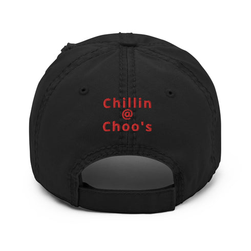 Happy FriYAY Chillin @ Choo's Wine Distressed Dad Hat