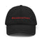 Neanderthal Red Thread Distressed Dad Hat
