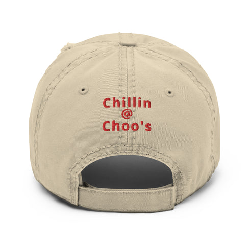 Happy FriYAY Chillin @ Choo's Wine Distressed Dad Hat