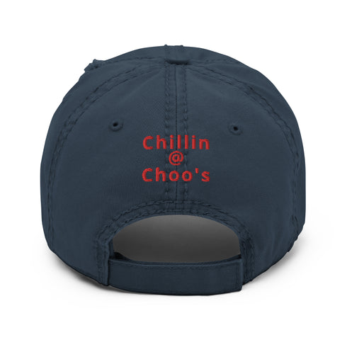 Happy FriYAY Chillin @ Choo's Wine Distressed Dad Hat