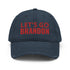 LET'S GO BRANDON Red Thread Distressed Dad Hat