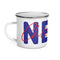 Choo Choo NEWS Logo Red/BlueEnamel Mug 12oz