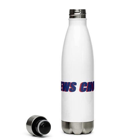CH00'S XTRA NEWS Stainless Steel Water Bottle