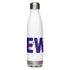 Choo Choo NEWS Logo Red/Blue Stainless Steel Water Bottle