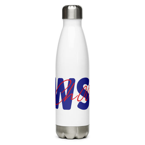Choo Choo NEWS Logo Red/Blue Stainless Steel Water Bottle