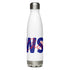 Choo Choo NEWS Logo Red/Blue Stainless Steel Water Bottle