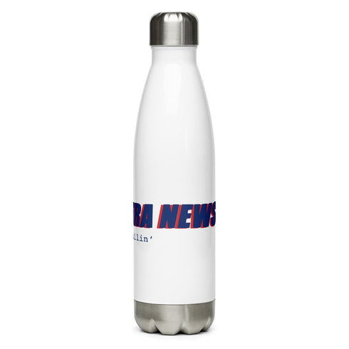 CH00'S XTRA NEWS Stainless Steel Water Bottle