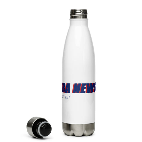 CH00'S XTRA NEWS Stainless Steel Water Bottle