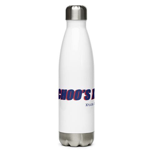 CH00'S XTRA NEWS Stainless Steel Water Bottle