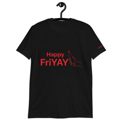 Happy FriYAY Chillin @ Choo's Beer 1 Short-Sleeve Unisex T-Shirt
