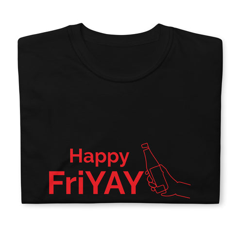 Happy FriYAY Chillin @ Choo's Beer 1 Short-Sleeve Unisex T-Shirt