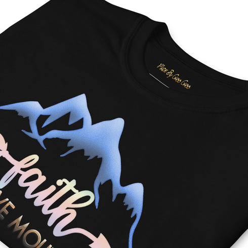 Faith Can Move Mountains Print Short-Sleeve Unisex T-Shirt