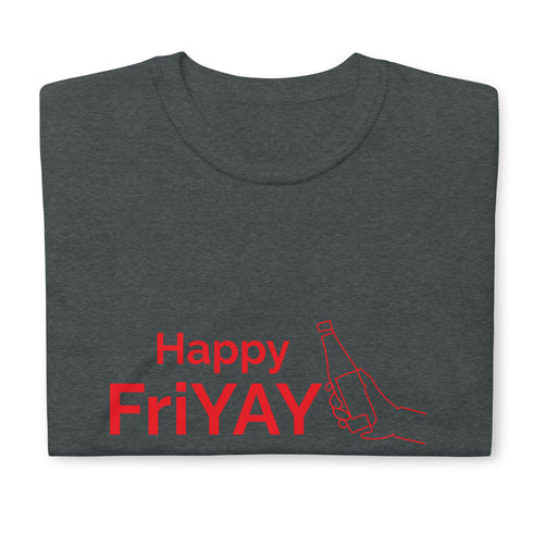 Happy FriYAY Chillin @ Choo's Beer 1 Short-Sleeve Unisex T-Shirt