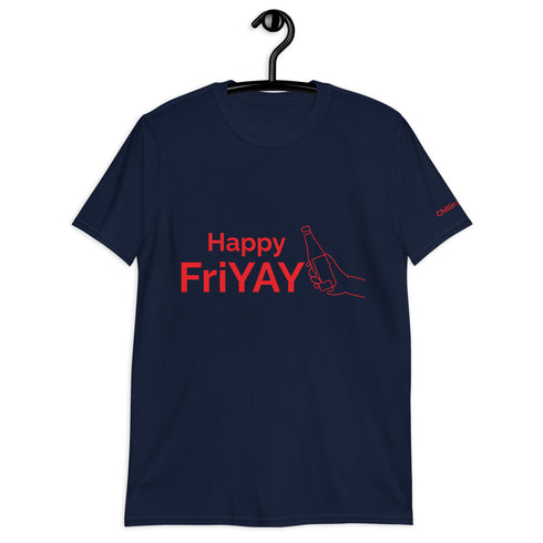 Happy FriYAY Chillin @ Choo's Beer 1 Short-Sleeve Unisex T-Shirt