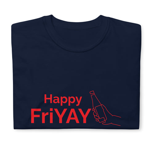 Happy FriYAY Chillin @ Choo's Beer 1 Short-Sleeve Unisex T-Shirt