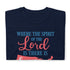 2 Corinthians 3:17 Spirit of The Lord Freedom Chillin @ Choo's 1 Short-Sleeve Unisex T-Shirt