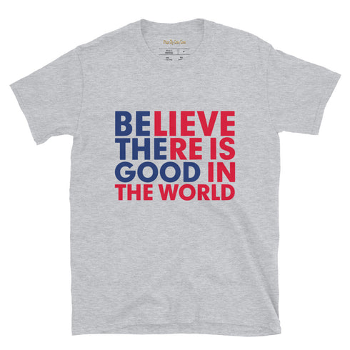 Be The Good Red & Blue Print Short Sleeve Unisex TShirt