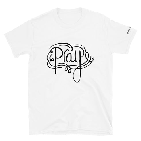 Script/Scroll Pray Chillin @ Choo's 1 Short-Sleeve Unisex T-Shirt