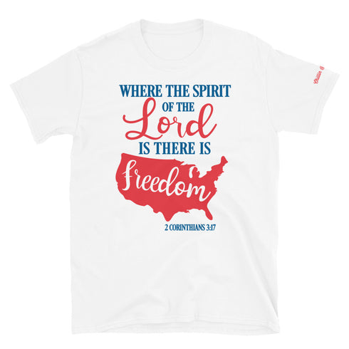2 Corinthians 3:17 Spirit Of The Lord Freedom Chillin @ Choo's 1 Short-Sleeve Unisex T-Shirt