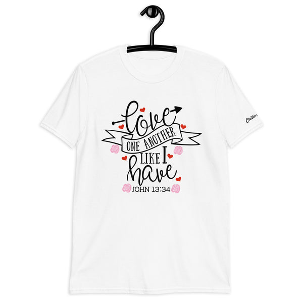 Love one another like I have John 13:34 Chillin @ Choo's 2 Short-Sleeve Unisex T-Shirt