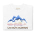 Faith Can Move Mountains Print Short-Sleeve Unisex T-Shirt